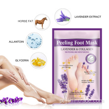 Pés tratamentos naturais lavanda vegan exfoliating pé máscara